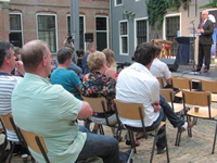 Debatavond in het Natuurmuseum in Leeuwarden. Foto: kening fan 'e Greide.