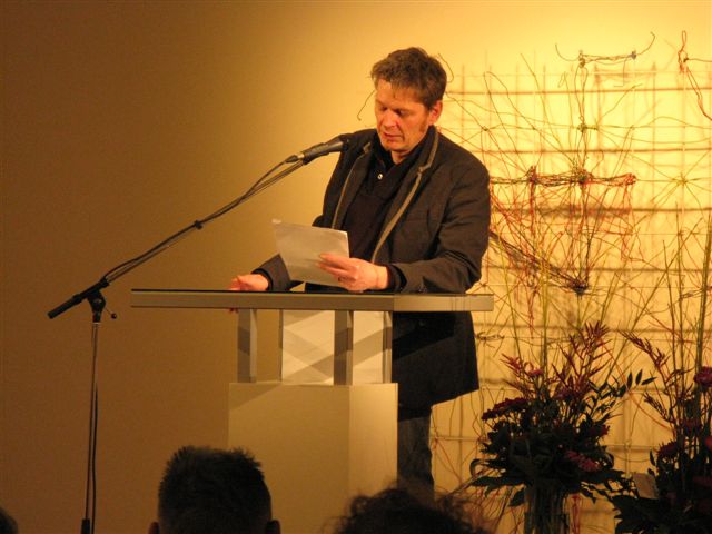 Otto Knottnerus tijdens vijfde waddenlezing