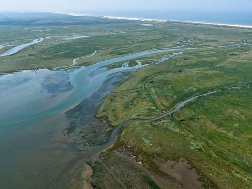 Aerial view of Terschelling. Foto Beeldbank RWS Joop van Houdt