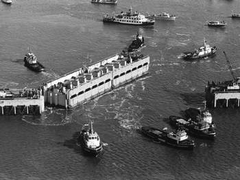 Afsluiting van de Lauwerszee, beeld cover scriptie Sander van Alphen. Foto: ANP, 1969