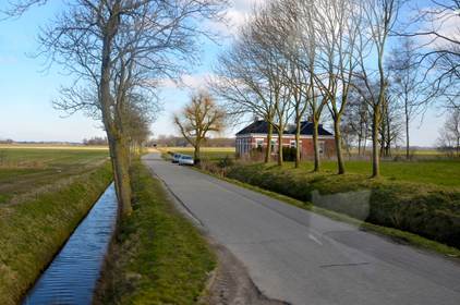 Op weg terug van de dijk naar Kloosterburen