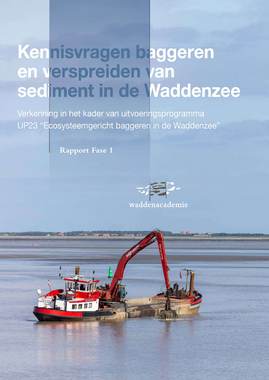 Coverbeeld rapport Kennisvragen baggeren en verspreiden van sediment in de Waddenzee
