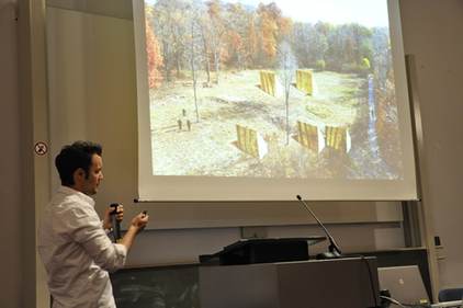 Presentatie van studentenplannen (Academie van Bouwkunst Groningen en TU Eindhoven)