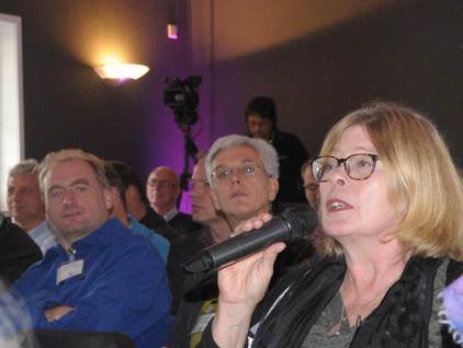 Er was ook ruimte voor vragen uit de zaal 