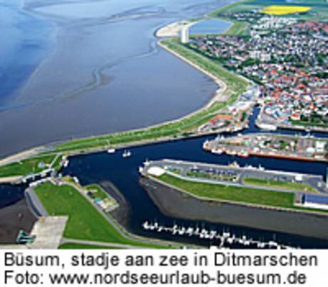 Büsum, stadje aan zee in Ditmarschen Foto: www.nordseeurlaub-buesum.de