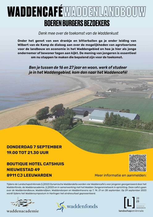 Flyer waddencafé Waddenlandbouw