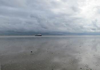 Het wad bij Den Oever. Foto: TS.