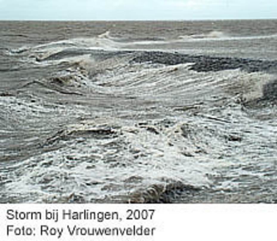 Storm bij Harlingen, 2007. Foto: Roy Vrouwenvelder