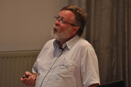 Erik van Dijk (Vereniging Kust en Zee/EUCC) presenteerde Mosselwad