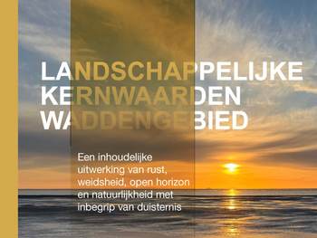 Cover rapport Landschappelijke kernwaarden Waddengebied