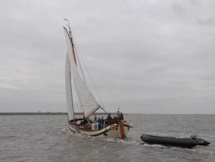 Na de middagpauze kregen we opeens wind in de zeilen