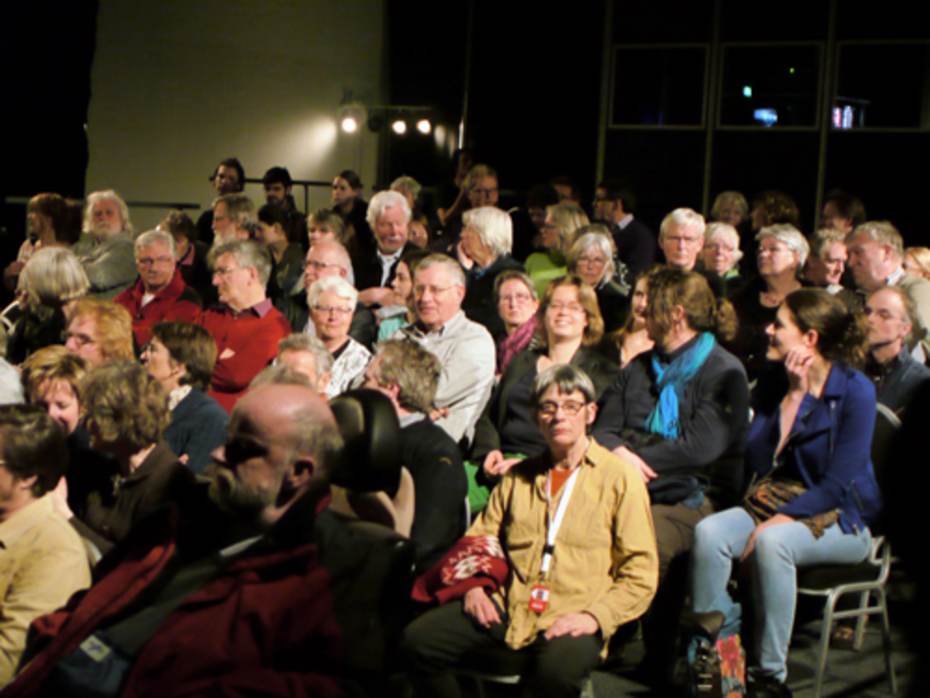 De zaal was helemaal vol