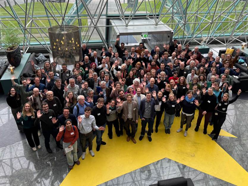 Deelnemers van de kick off van het Wadden Sea Research Programme. Foto: Thea Smit