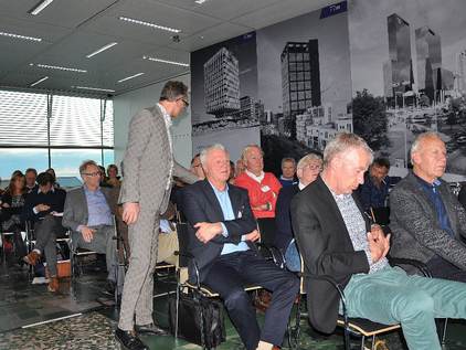 Forumdiscussie met de zaal onder leiding van Jaap Jepma. Foto: Cora de Leeuw.