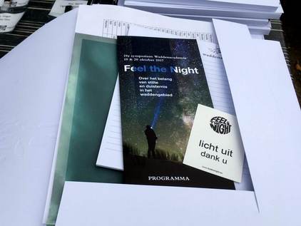 Alle deelnemers ontvingen een symposium map met informatie over beide dagen