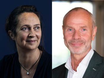 Marileen Dogterom en Jan Willem Erisman zijn de nieuwe leden Raad van Toezicht van de Waddenacademie. Foto: Inge Hoogland