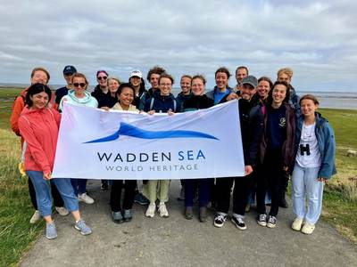 Deelnemers aan summerschool Wadden Sea World heritage