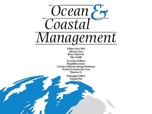 Cover tijdschrift Ocean and Coastal Management