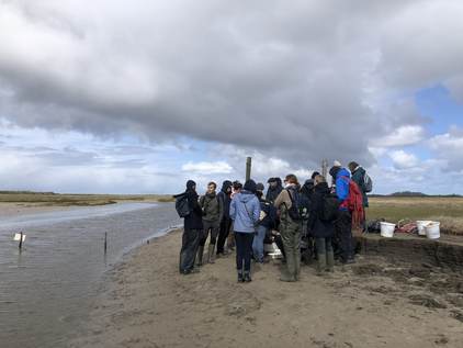 Excursion groep Schiermonnikoog. Photo: Johan Krol