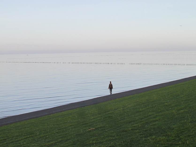 Dijk bij Noordpolderzijl