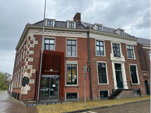 Ingang Fryske Akademy in Leeuwarden