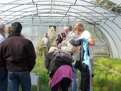 Excursion to Emden, visiting the main greenhouse. Foto: Okowerk Emden