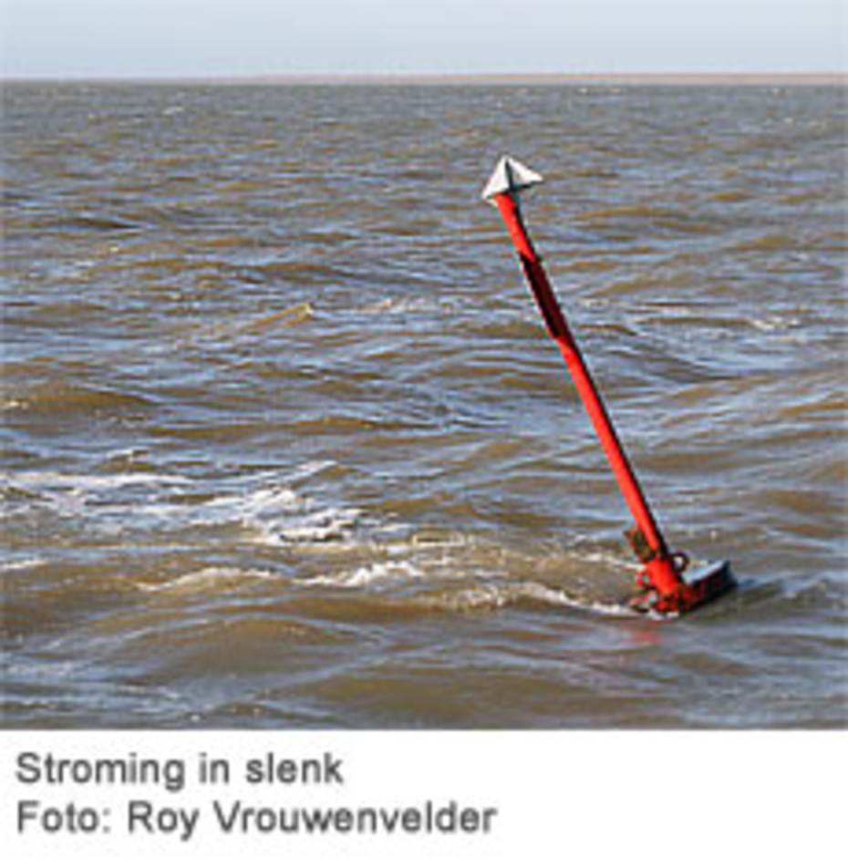 Stroming in slenk (Foto: Roy Vrouwenvelder)