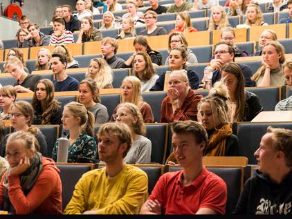 Guest lecture for 130 first year students with Attiq Rahman, Pier Vellinga en Dionysia Aggeliki Lyra
