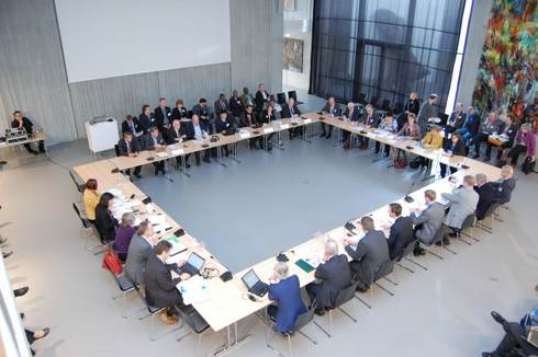 [Translate to english:] De conferentie in Tønde. Foto: CWSS