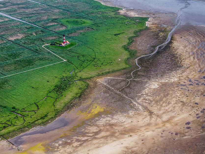 The Westerhever Lighthouse. Photo: Martin Stock