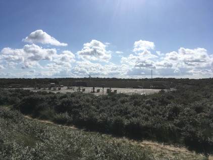 De gaswinningslocatie in duinen van Oost-Ameland
