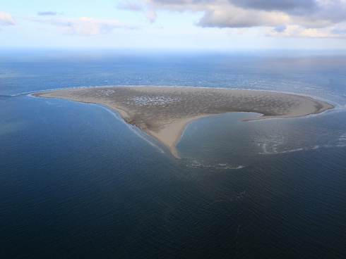 Luchtfoto Waddenzee Razende Bol. Beeld Luchtinspectie Rijkswaterstaat