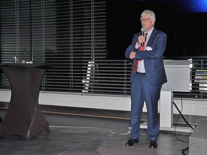 Jouke van Dijk sloot de middag af. Foto: Cora de Leeuw