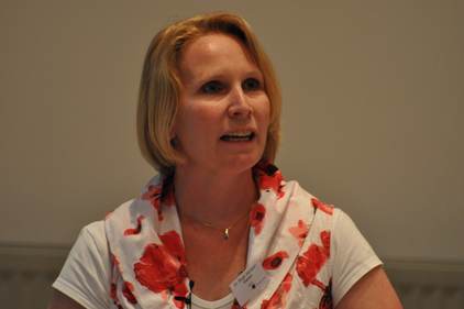 Birgit Janssen-Stelder (RWS) presenteerde De toekomst van de Afsluitdijk