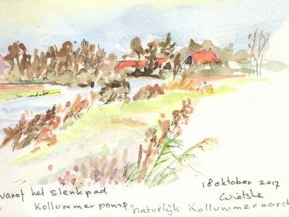 Aquarel van Wietske ter Veld 