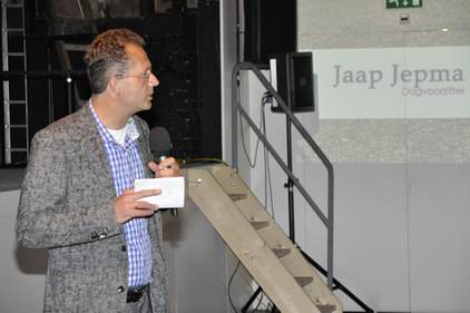 Dagvoorzitter Jaap Jepma