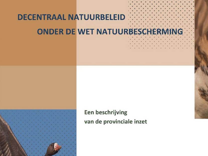 Cover rapport Decentraal natuurbeleid