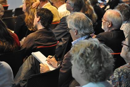 Aandacht in de zaal