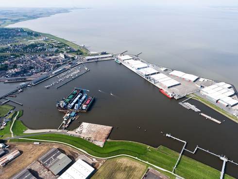 De Haven den Delfzijl. Foto: Joop van Houdt. Beeldbank RWS.