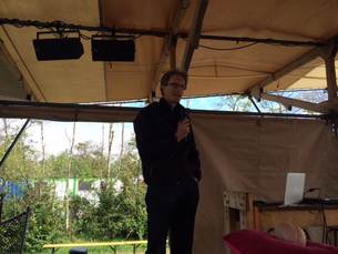 Mark Mieras tijdens Oerolcollege 2015