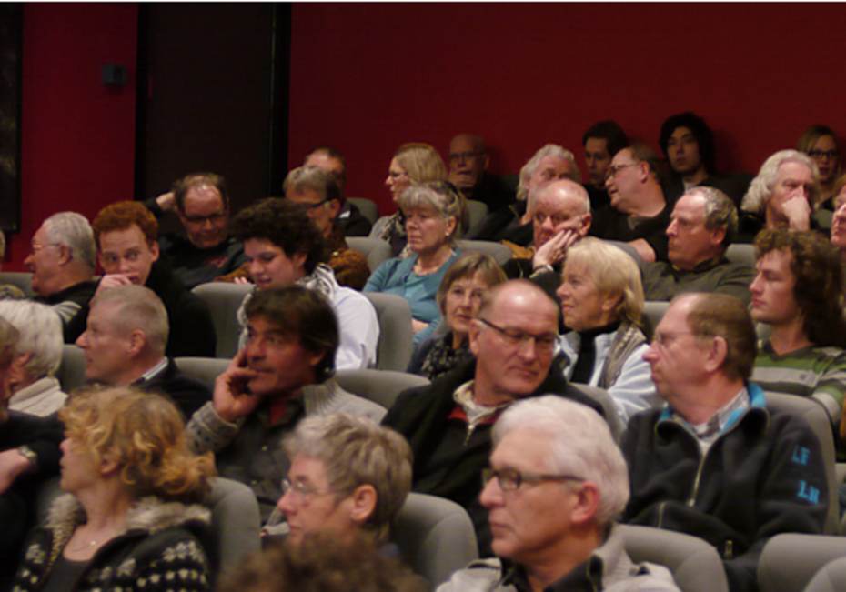 Ondanks de kou een volle zaal tijdens WadBlik 5