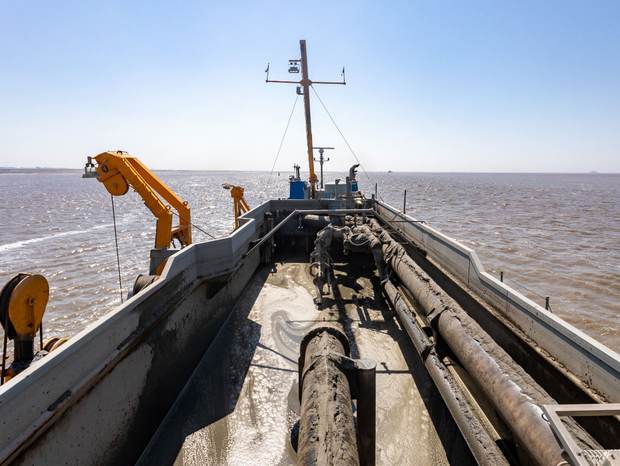 Coverbeeld Rapport Ecosysteemgericht baggeren fase 2. Foto: RWS