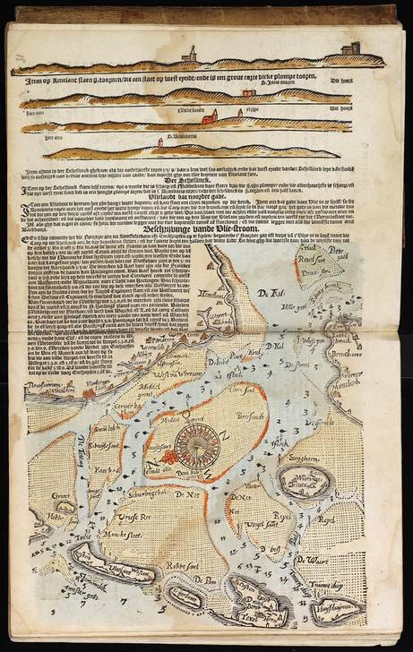 Kaart. Bron: Bijzondere Collecties Universiteit van Amsterdam, inv.nr. OTM O 60-549