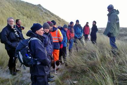 Johan Krol leidde de excursie