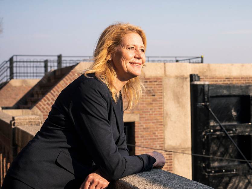 Dijkgraaf Luzette Kroon van Wetterskip Fryslân is de nieuwe voorzitter van de Wadden Sea Board. Foto: Wetterskip Fryslân