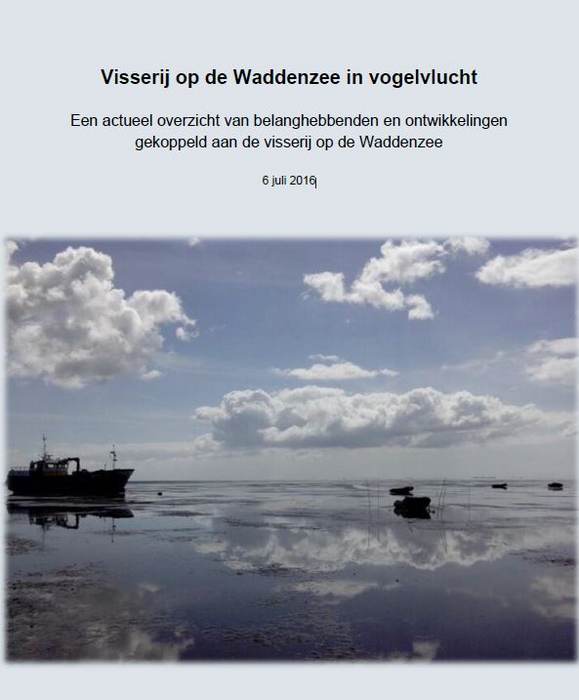Cover rapport Visserij op de Waddenzee in vogelvlucht