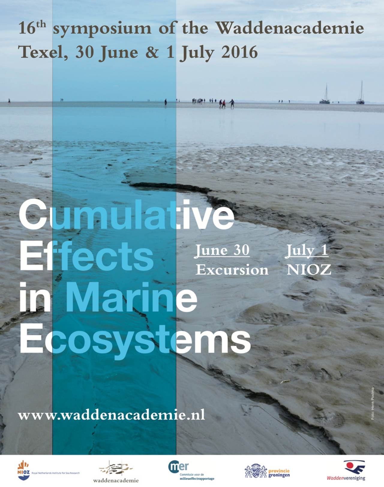 Poster Symposium cumulative effects in Marine ecosystems Texel 2016
