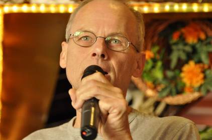 Dr Han van Dobben tijdens zijn inleiding over duinen