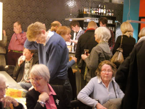 Publiek tijdens de pauze