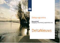 Cover nieuwsbrief Deltaprogramma